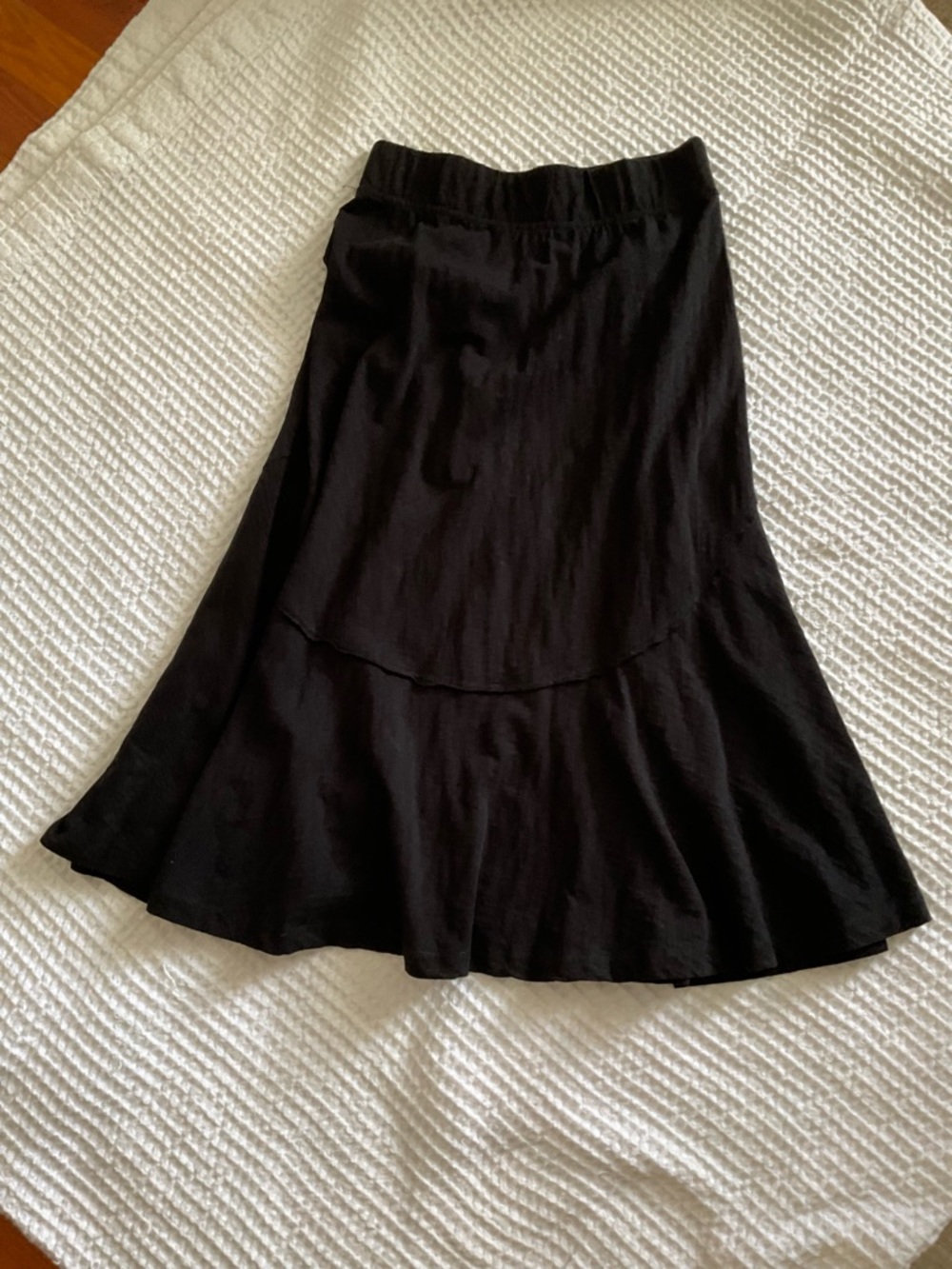 Free People FP Beach black knit midi skirt XS